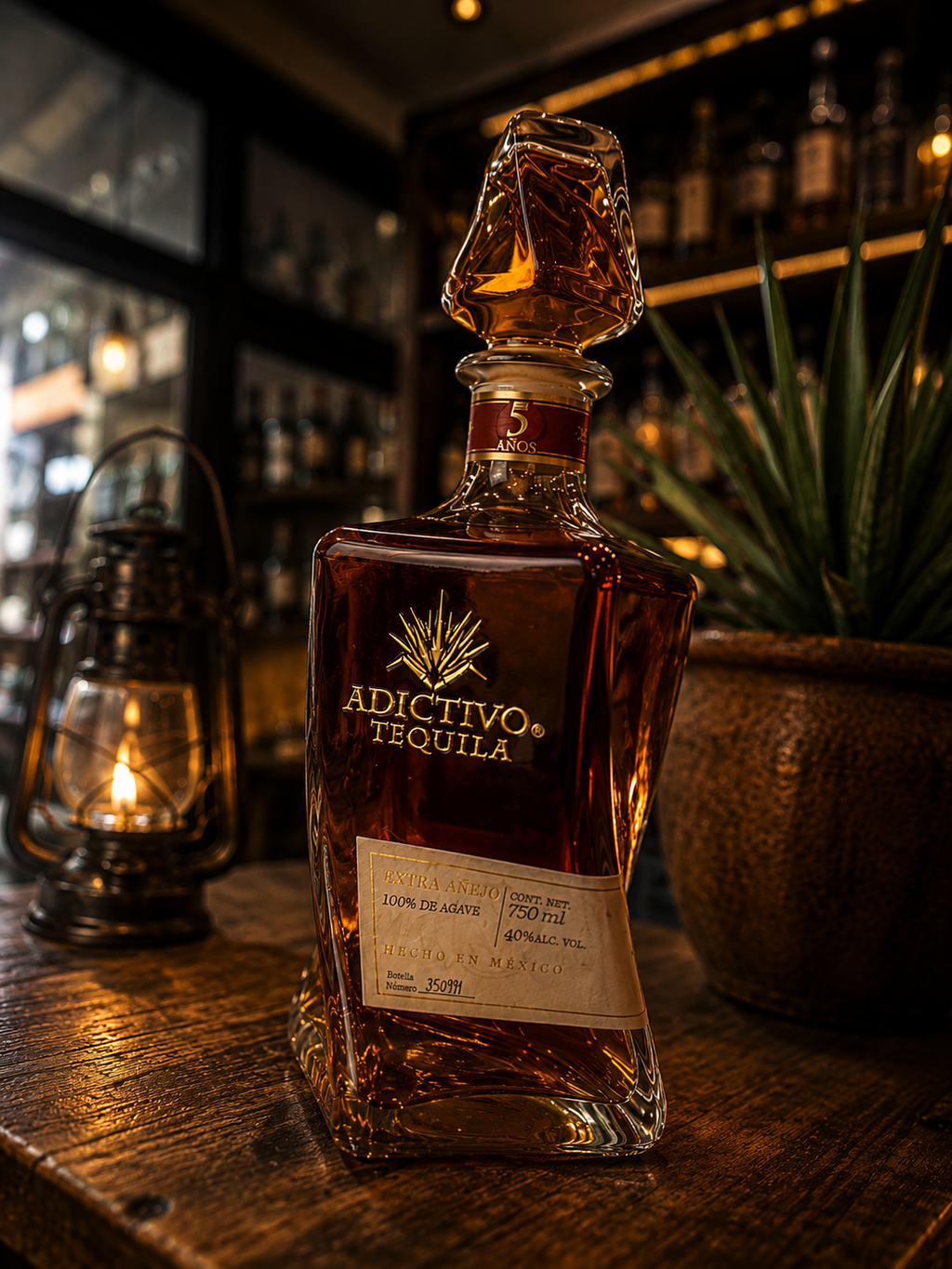 Tequila Adictivo Extra Añejo 750 ml