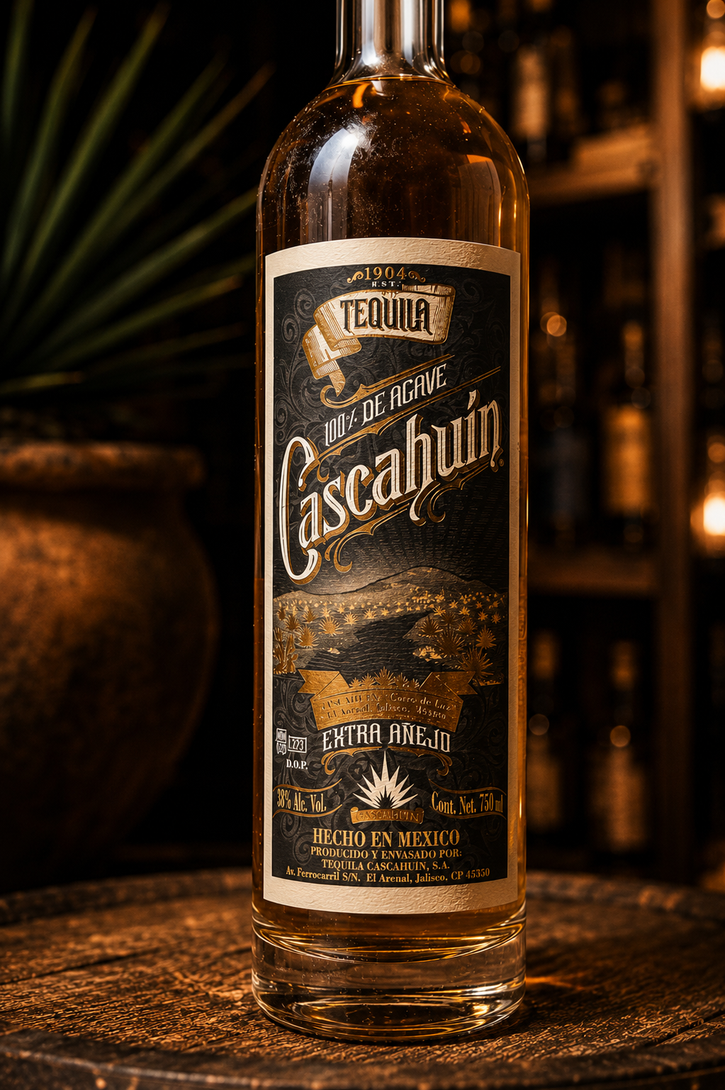 Tequila Cascahuín Extra Añejo 750 ml