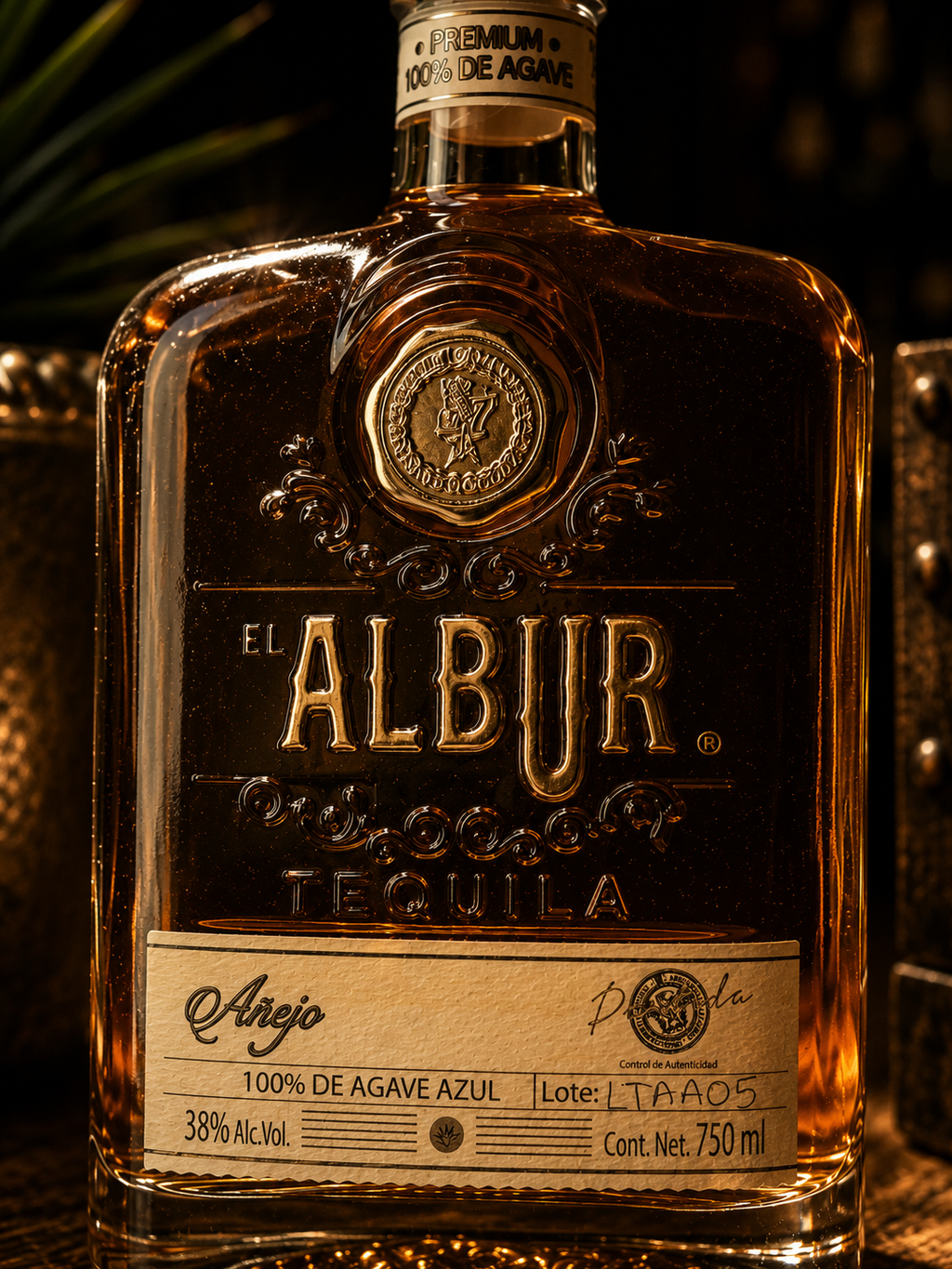 Tequila Albur Añejo 750 ml