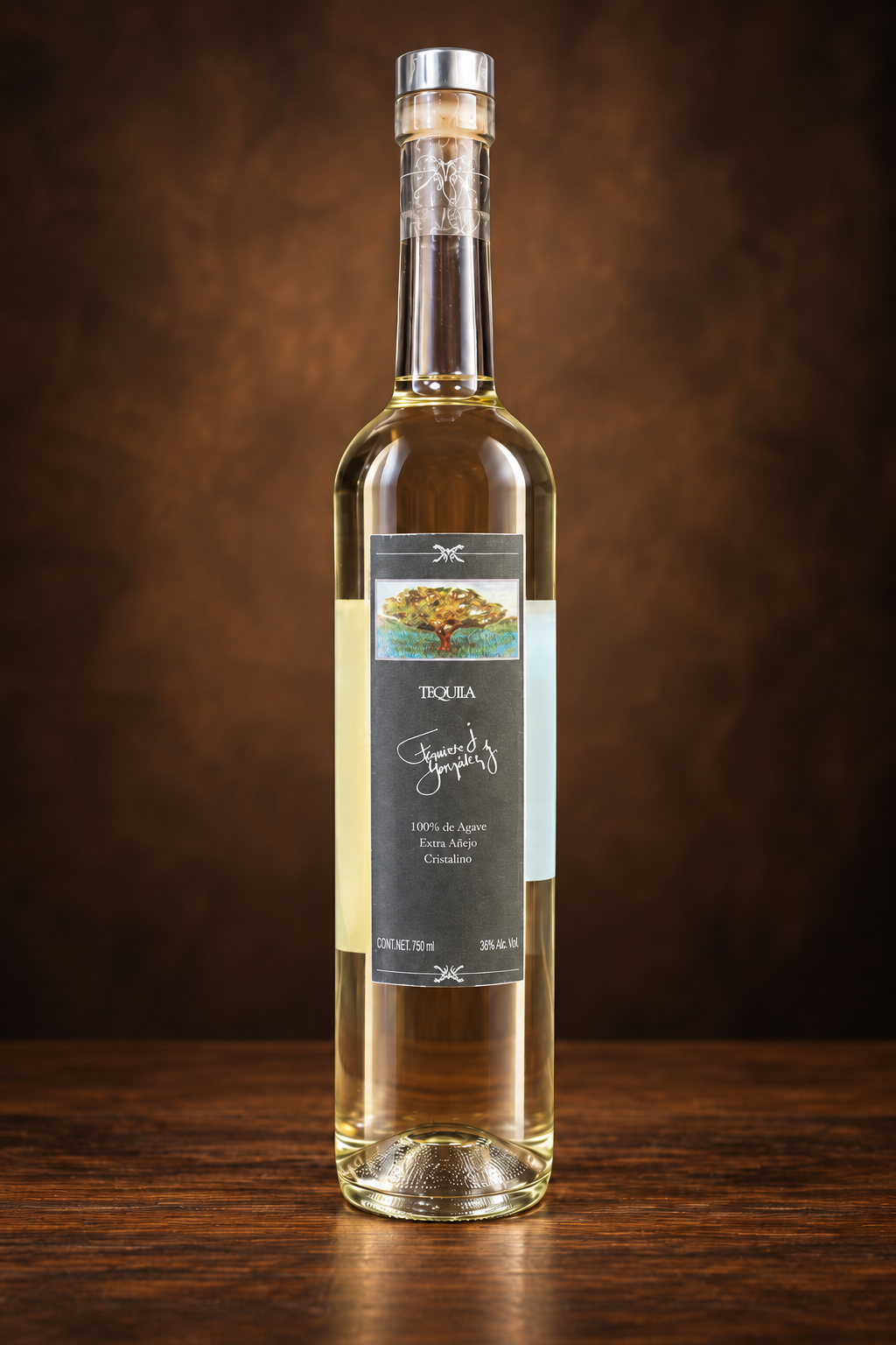 Tequila Francisco González CRISTALINO 750 ml