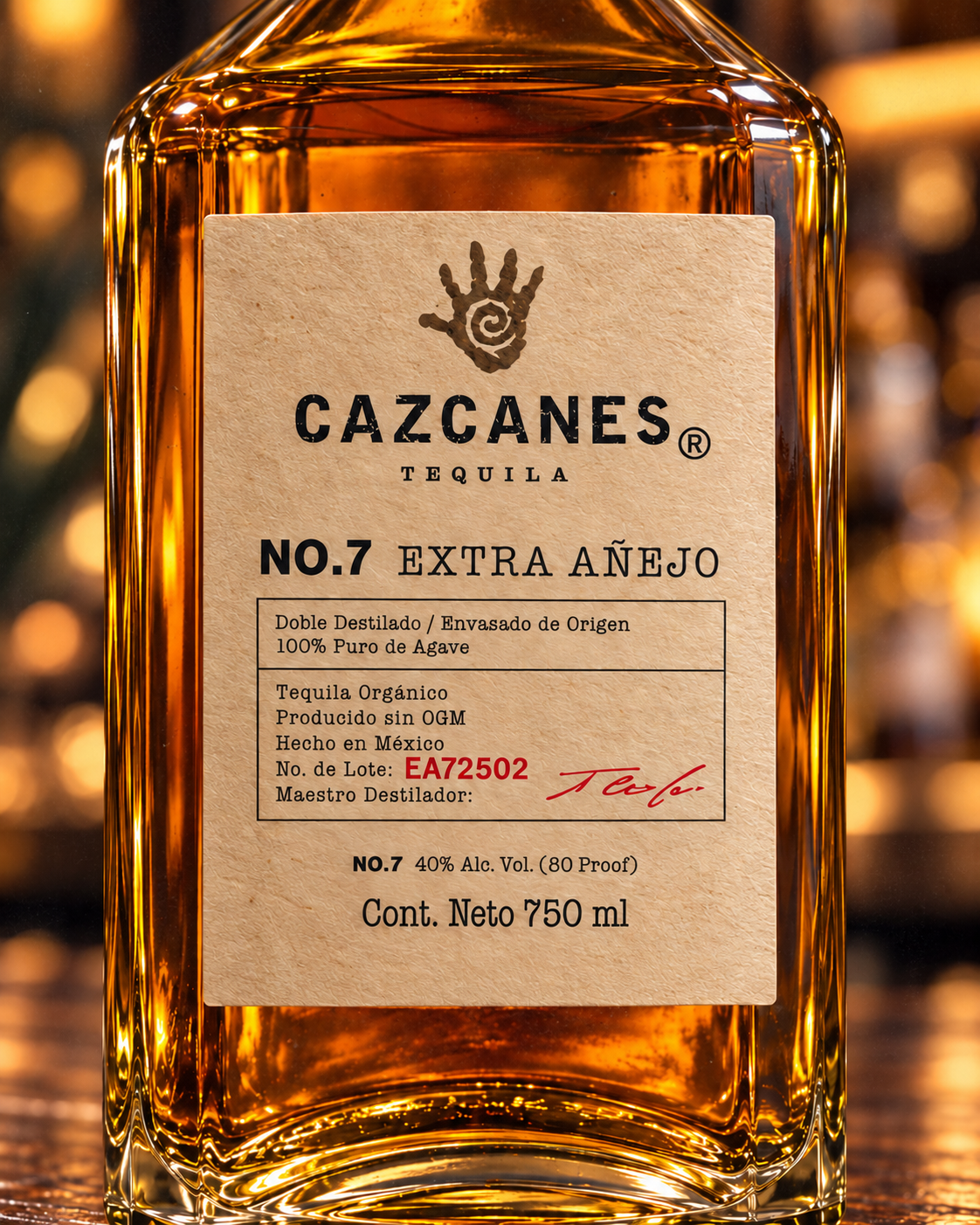 Tequila Cazcanes Extra Añejo 750 ml