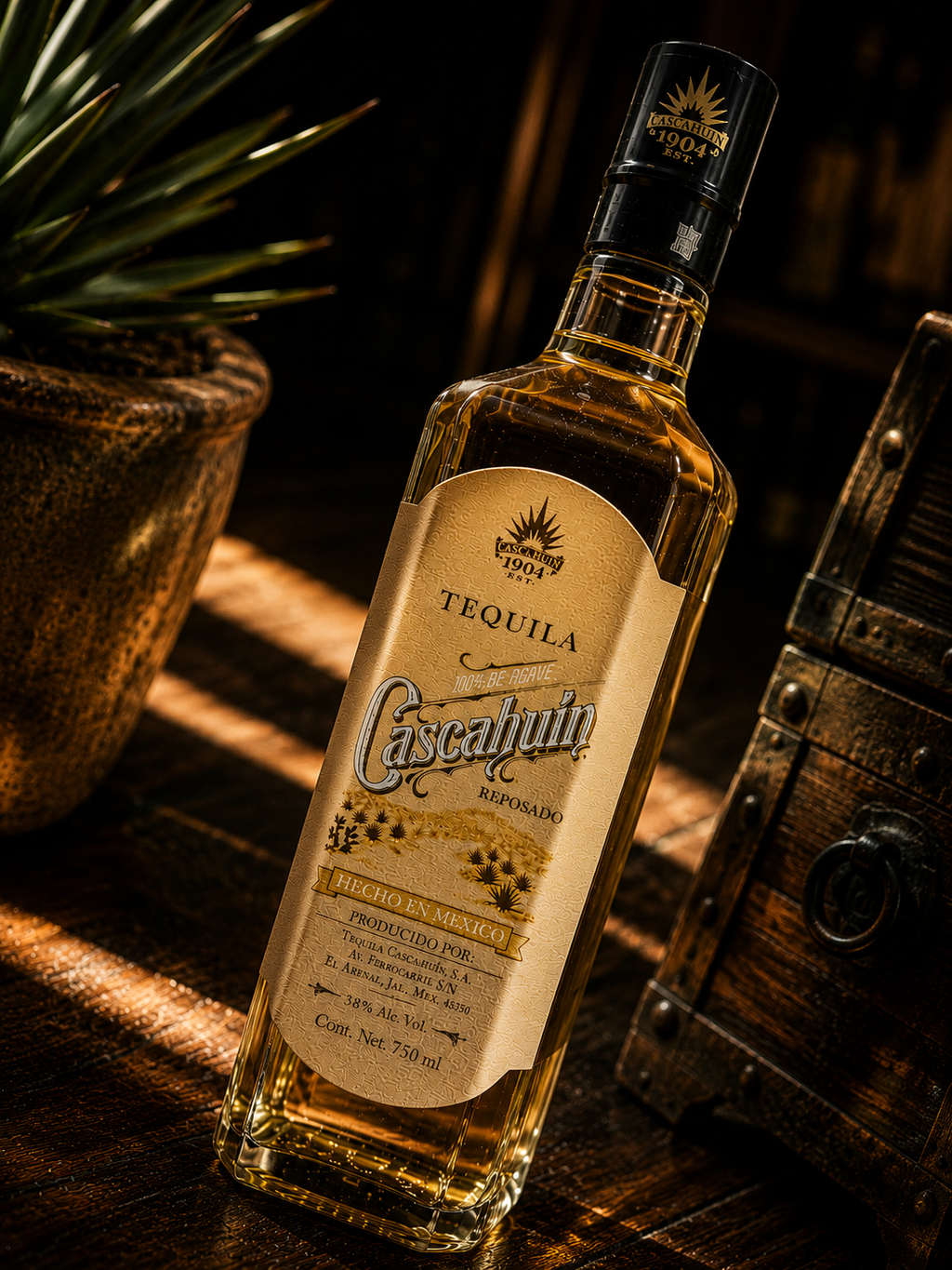 Tequila Cascahuín Reposado 750 ml