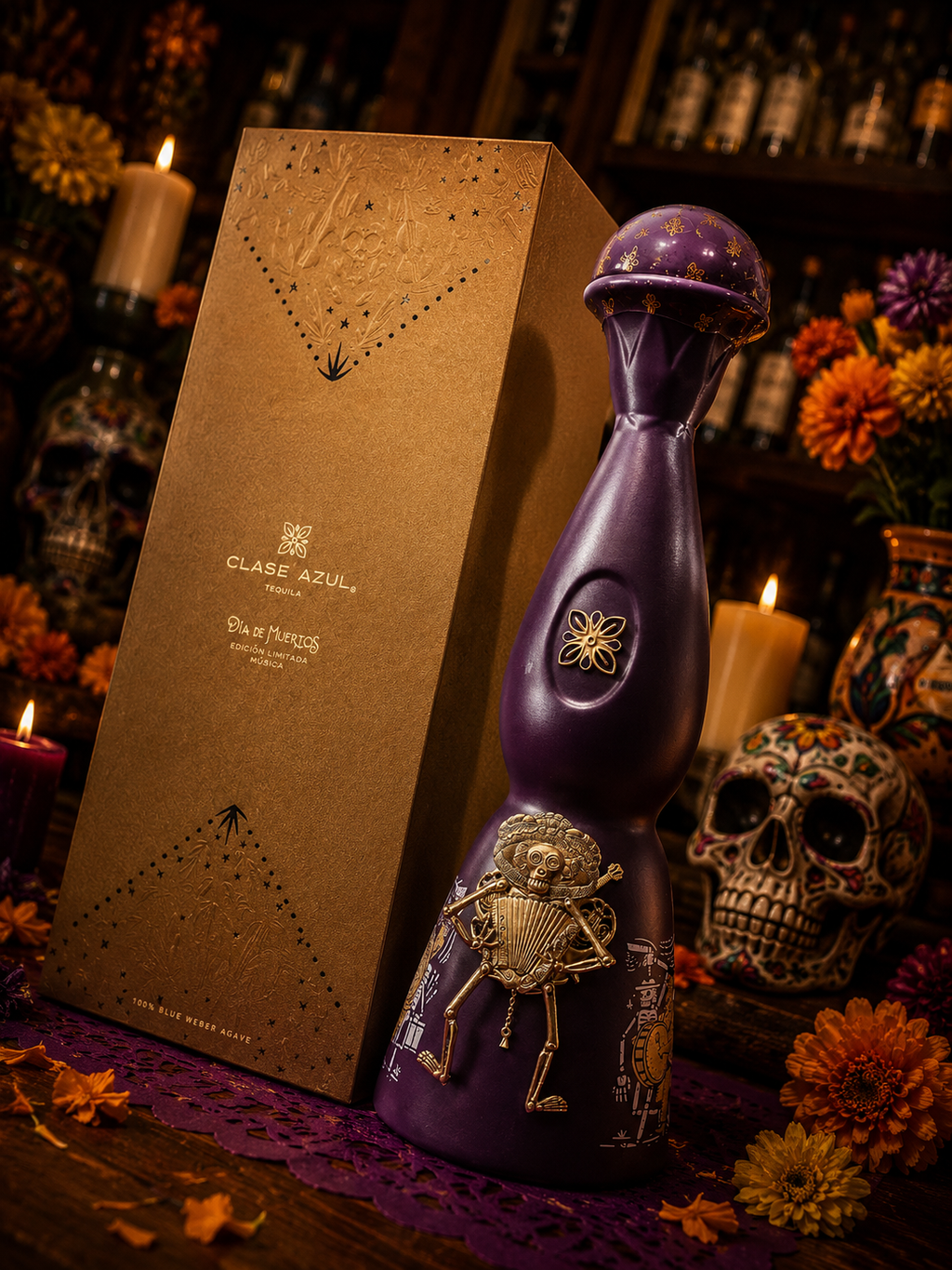 Tequila Clase Azul Día de los muertos Extra Añejo 750 ml
