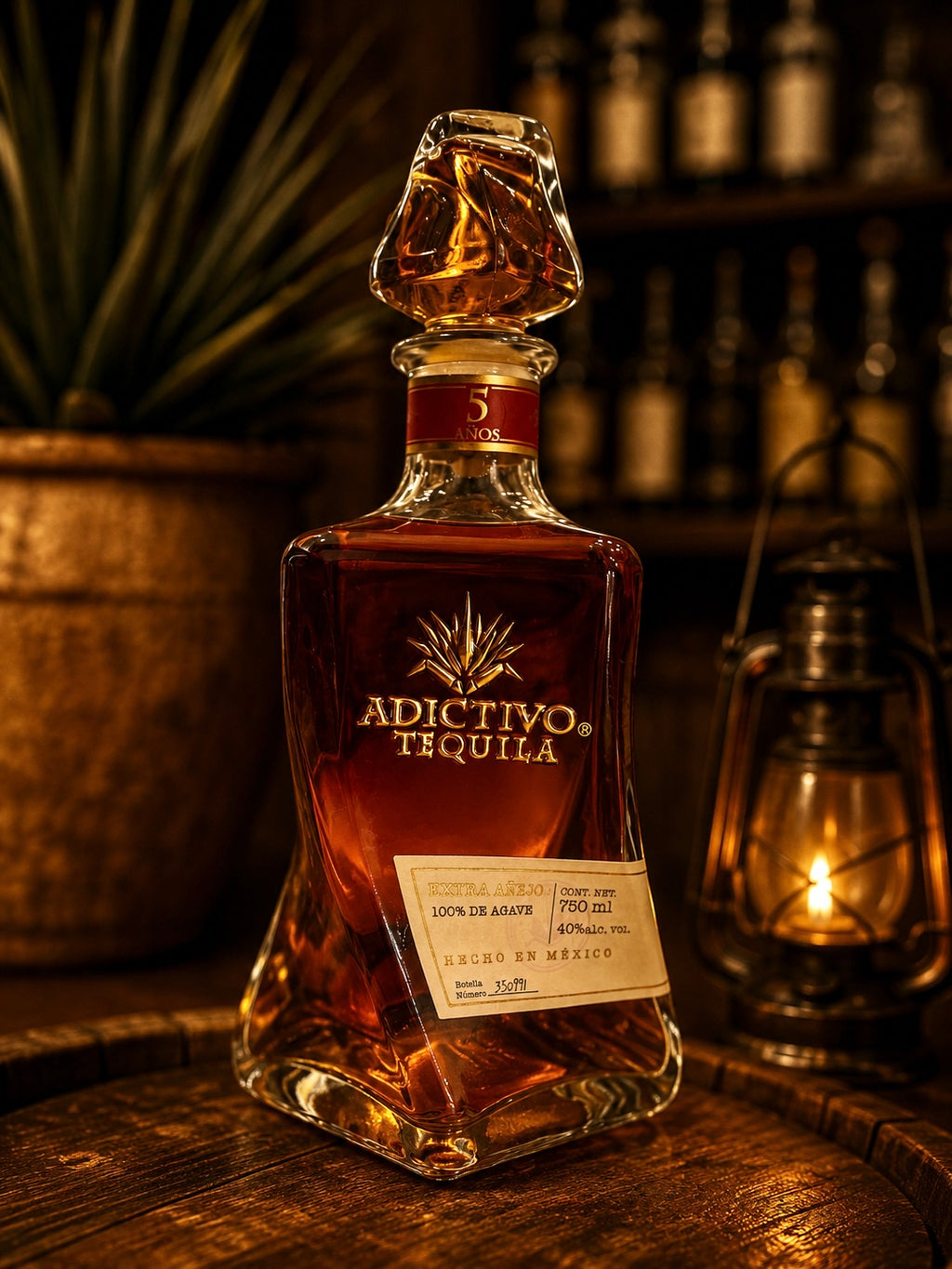 Tequila Adictivo Extra Añejo 750 ml