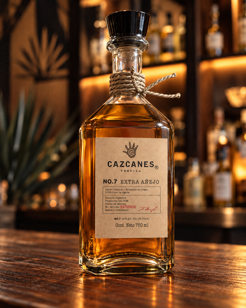 Tequila Cazcanes Extra Añejo 750 ml