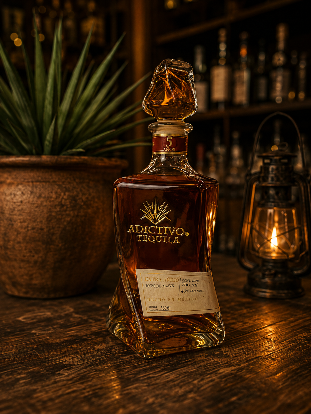 Tequila Adictivo Extra Añejo 750 ml