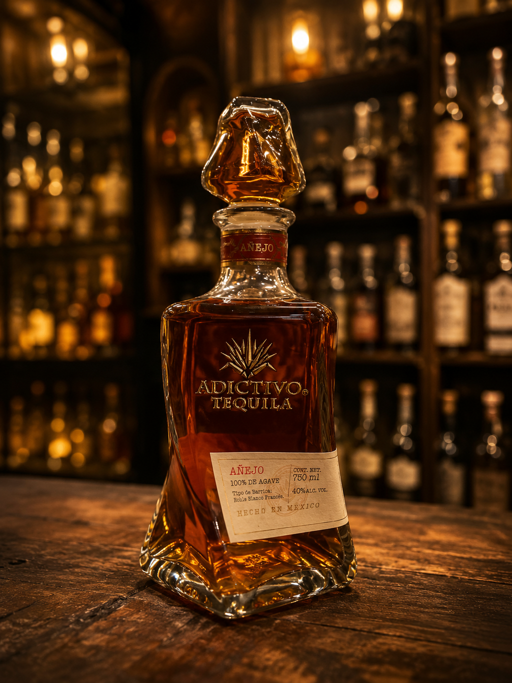 Tequila Adictivo Añejo 750 ml