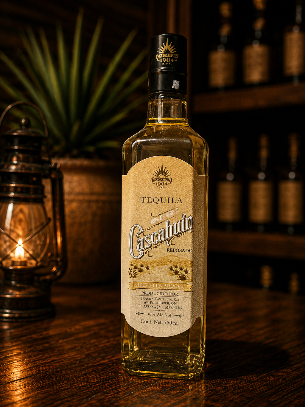 Tequila Cascahuín Reposado 750 ml