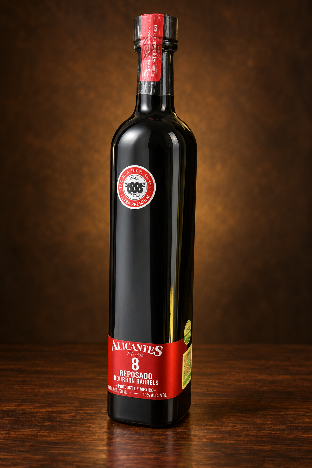 Tequila Alicantes Reposado burbonbarrel 750 ml