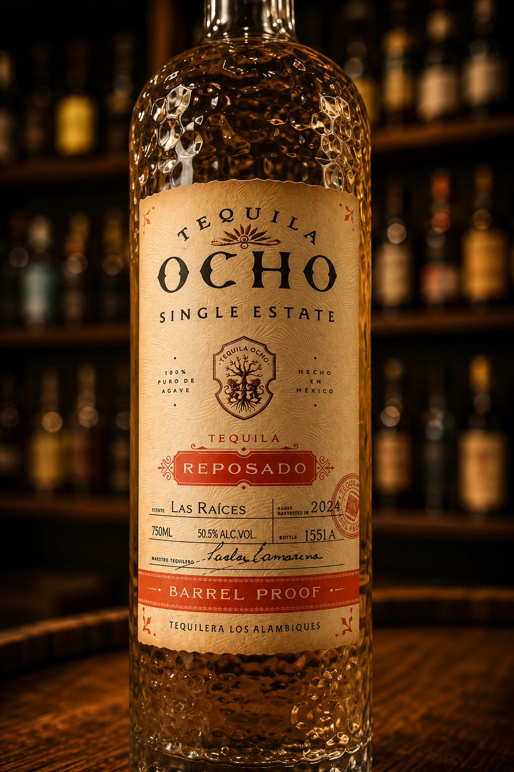 Ocho Reposado Barrel Proof - Single Estate